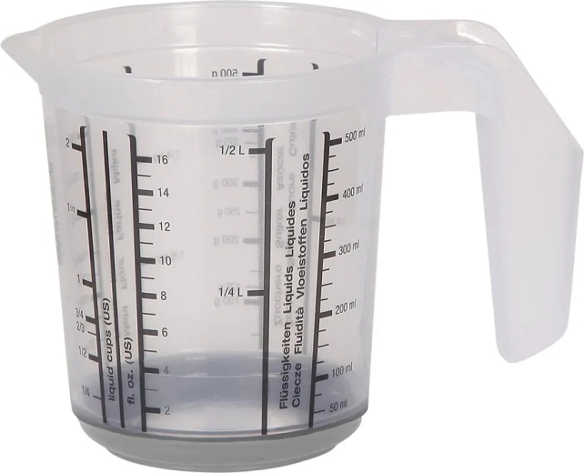 Cana gradată cu măsură 0,5 l nordic grey