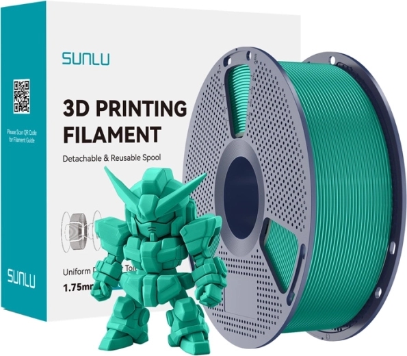 Filament Sunlu PLA+ 2.0 1,75 mm – verde iarbă