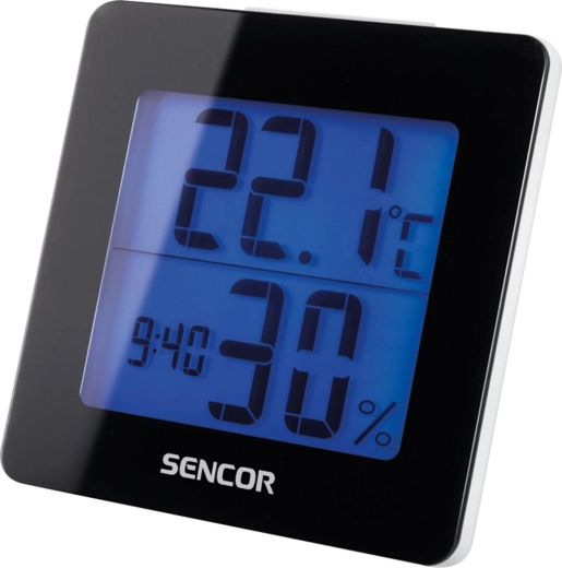 Termometru Sencor cu ceas și alarmă