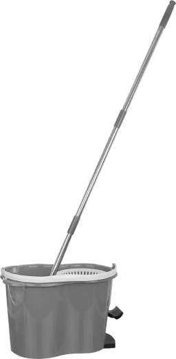 Set mop rotativ cu pedală și coș de stoarcere