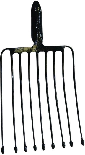 Furcă pentru cartofi cu 9 dinți fără coadă