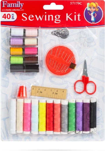 Set de cusut cu 40 de piese