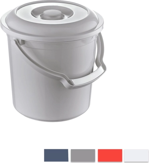 Găleată din plastic Hobby cu capac 5 l (mix de culori)