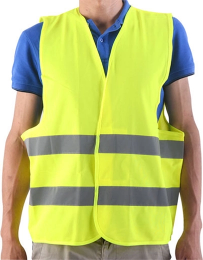 Vestă de siguranță reflectorizantă galbenă, clasa 2, XL