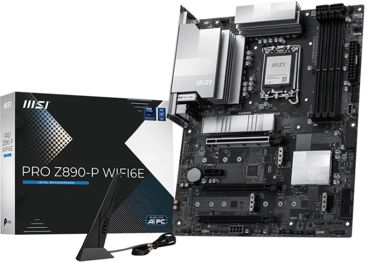 MSI Pro Z890-P WIFI 6E placă de bază ATX Pro pentru Intel LGA1851