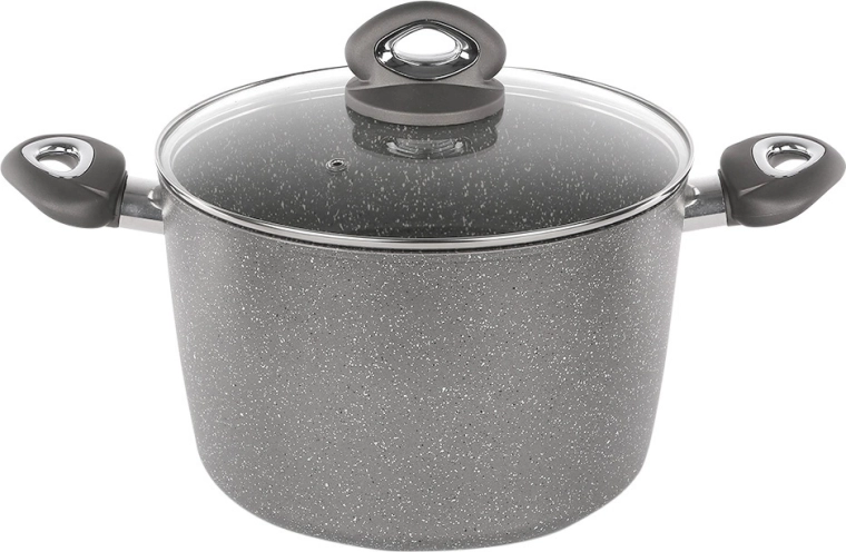Oală Valdinox Rock 26 cm cu capac 7,5 l