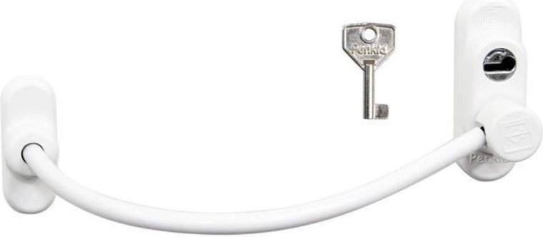 Lanț de siguranță cu cablu pentru ferestre din plastic, aluminiu și lemn