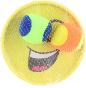 Catchball din plastic cu zâmbet – set pentru copii