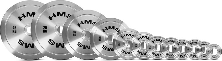 Disc olimpic din oțel HMS TOS 5 kg