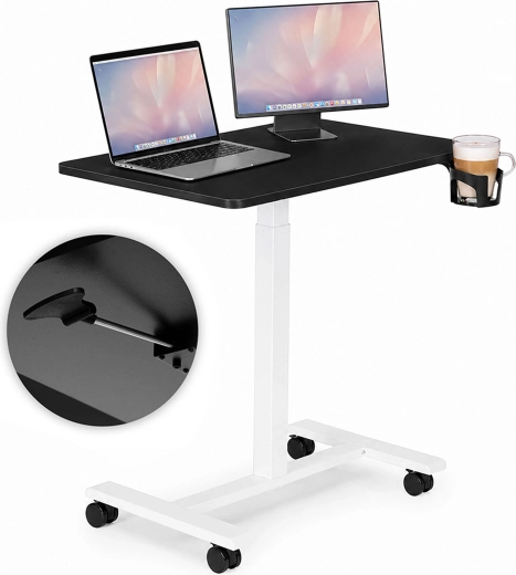Măsuță mobilă cu înălțime reglabilă pentru laptop ModernHome 70 × 48 cm