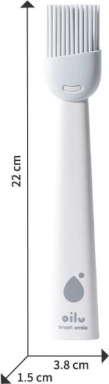 Perie siliconica Oilu albă