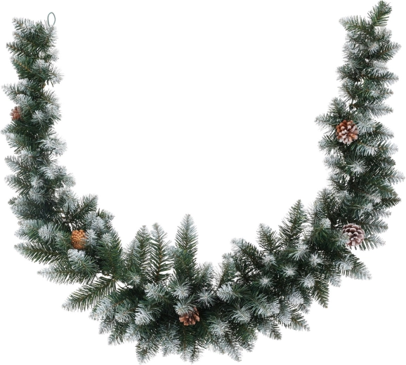 Ghirlandă decorativă de Crăciun din PVC 180 cm