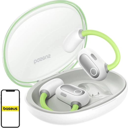 Baseus Eli Sport 1 căști sport wireless TWS verzi