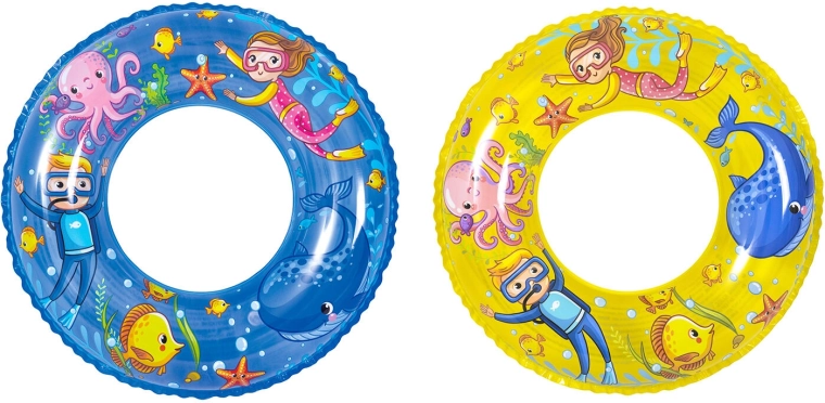 Colac de înot gonflabil 60 cm SEA WORLD pentru copii