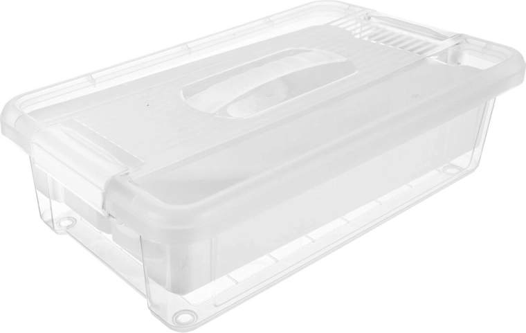 Cutie de depozitare UH Multi Stormax dreptunghiulară 6 l, cu inserție interioară, albă
