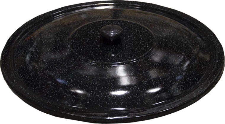 Capac pentru ceaun 22 l – emailat, negru