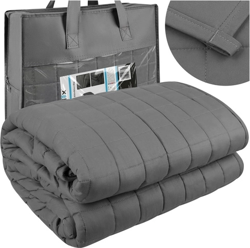 Pătură cu greutate Isomedix 6 kg 200 × 150 cm gri