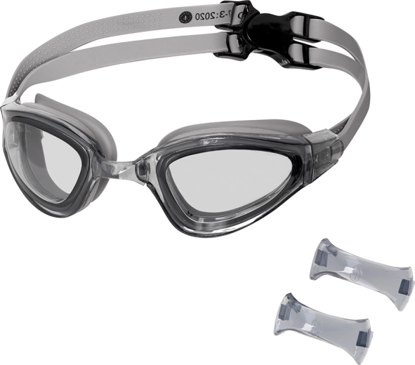 Ochelari de înot NILS Aqua cu tratament anti-fog, gri