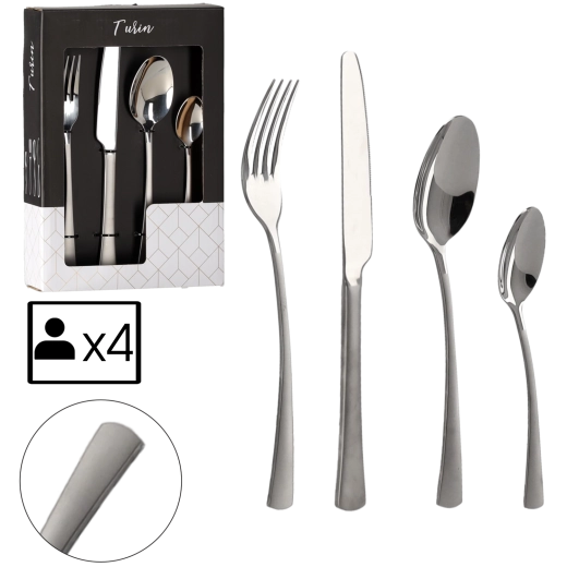 Set de tacâmuri Turin 16 piese