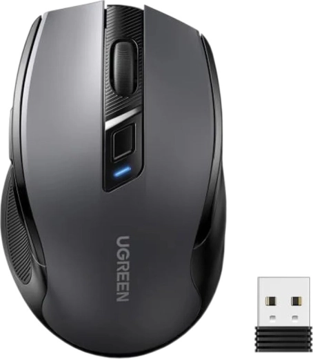 Mouse wireless Ugreen MU006 silent click 2,4 GHz neagră