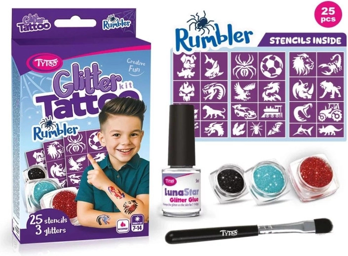 Rumbler set de tatuaje sclipitoare pentru copii