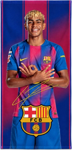Prosop cu uscare rapidă FC Barcelona Lamine Yamal 70 × 140 cm