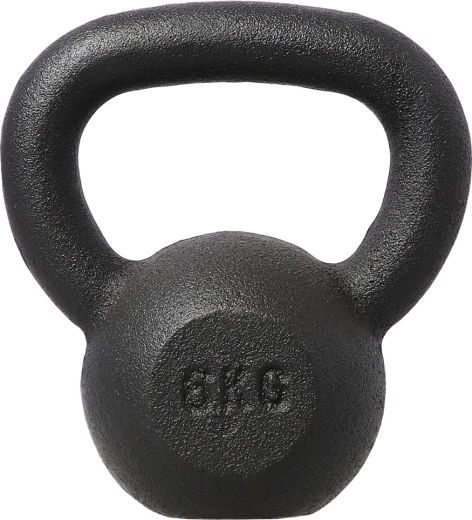 Kettlebell din fontă HMS 6 kg negru