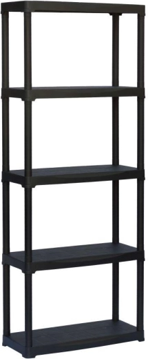 Raft din plastic 700 × 300 × 1760 mm, 5 polițe