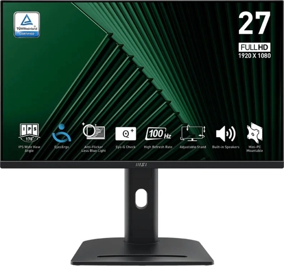MSI Pro MP275PG monitor IPS Full HD de 27" 100 Hz cu suport ergonomic