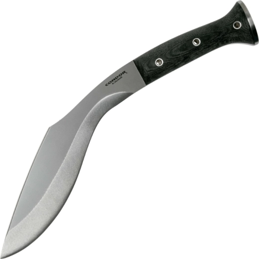 Mașetă Condor K-Tact Kukri Army Green 24,2 cm cu mâner Micarta și teacă Kydex