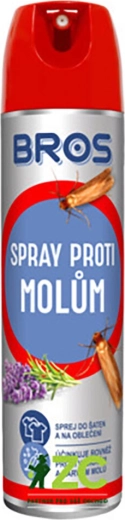 Spray împotriva moliilor de haine cu aromă de lavandă 150 ml BROS