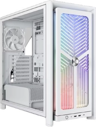 Carcasă Corsair Frame 4000X RS albă, mid-tower ATX
