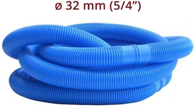 Furtun pentru piscină 32 mm (5/4") la metru – 1 m, albastru