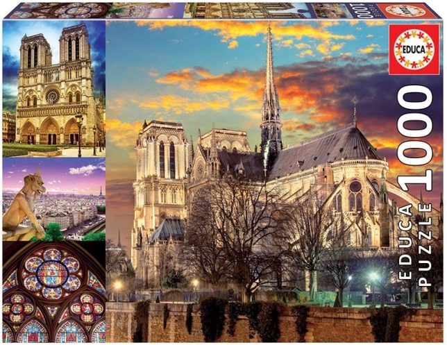 Puzzle Colaj Notre Dame 1000 piese