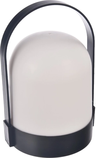 Lampă LED UH albă/neagră 21 cm