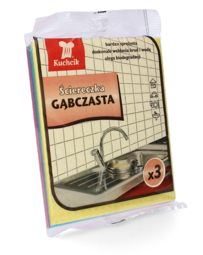 Lavete buretoase Kuchsik, 100% celuloză, 3 buc