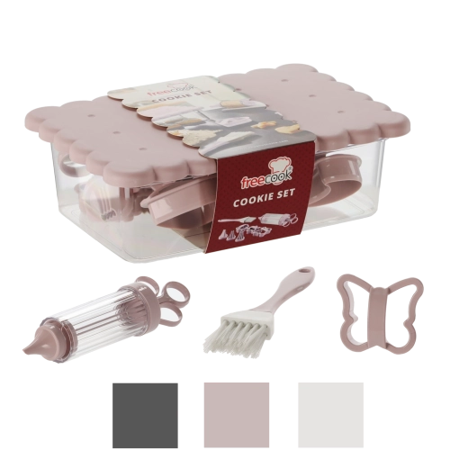 Set de cofetărie pentru biscuiți și decorare, 16 piese