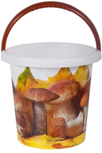 Găleată din plastic cu decor 10 l, diverse motive