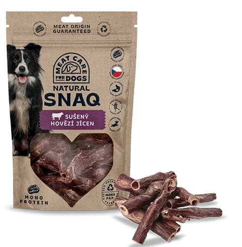 Dog Snaq esofag de vită uscat pentru câini 100 g