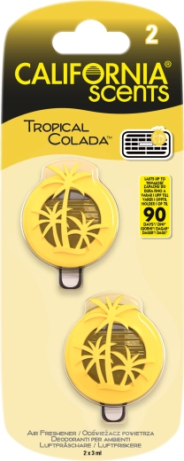 Odorizant auto California Scents Mini Diffuser Tropical Colada
