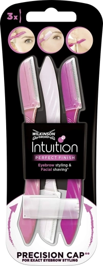 Wilkinson Intuition Perfect Finish aparat de ras pentru modelarea sprâncenelor 3 bucăți