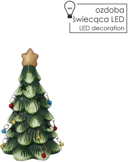 Brăduț decorativ de Crăciun cu iluminare LED