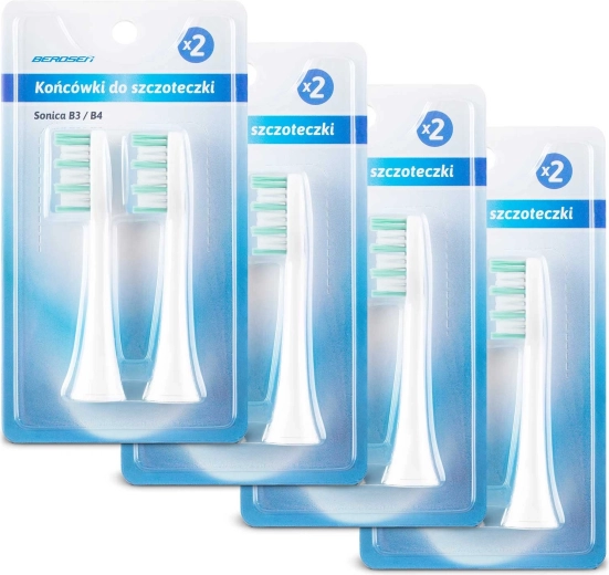 Capete de schimb pentru periuță sonică Berdsen, 8 buc