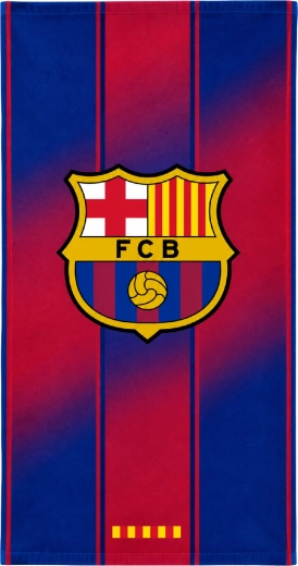 Prosop de baie cu uscare rapidă FC Barcelona cu emblemă