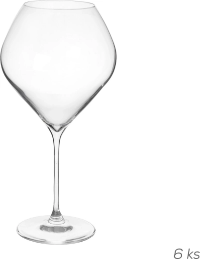 Pahare Swan pentru vin 860 ml, set 6 buc.