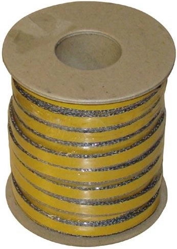 Șnur izolant autoadeziv 10 × 4 mm, până la 500 °C, 25 m