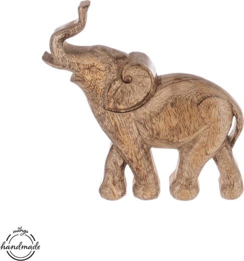 Elefant decorativ din lemn de mango