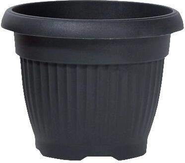 Ghiveci Nova 35 cm, plastic antracit