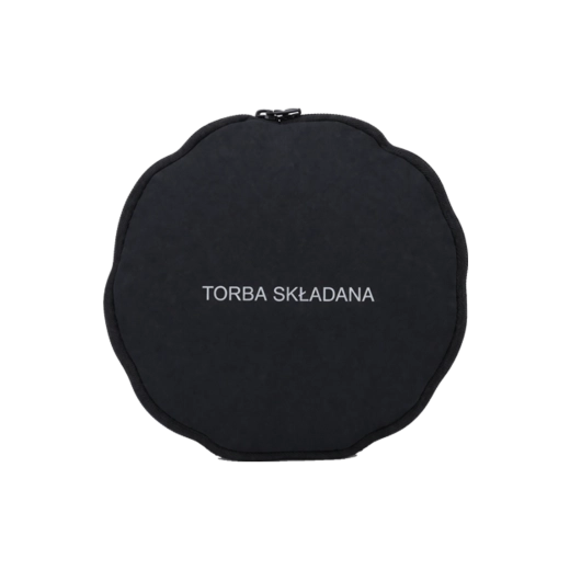 Geantă de voiaj pliabilă 25 l, neagră, rotundă