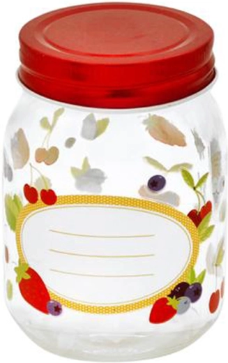Borcan pentru conserve cu capac Toro 380 ml, fructe